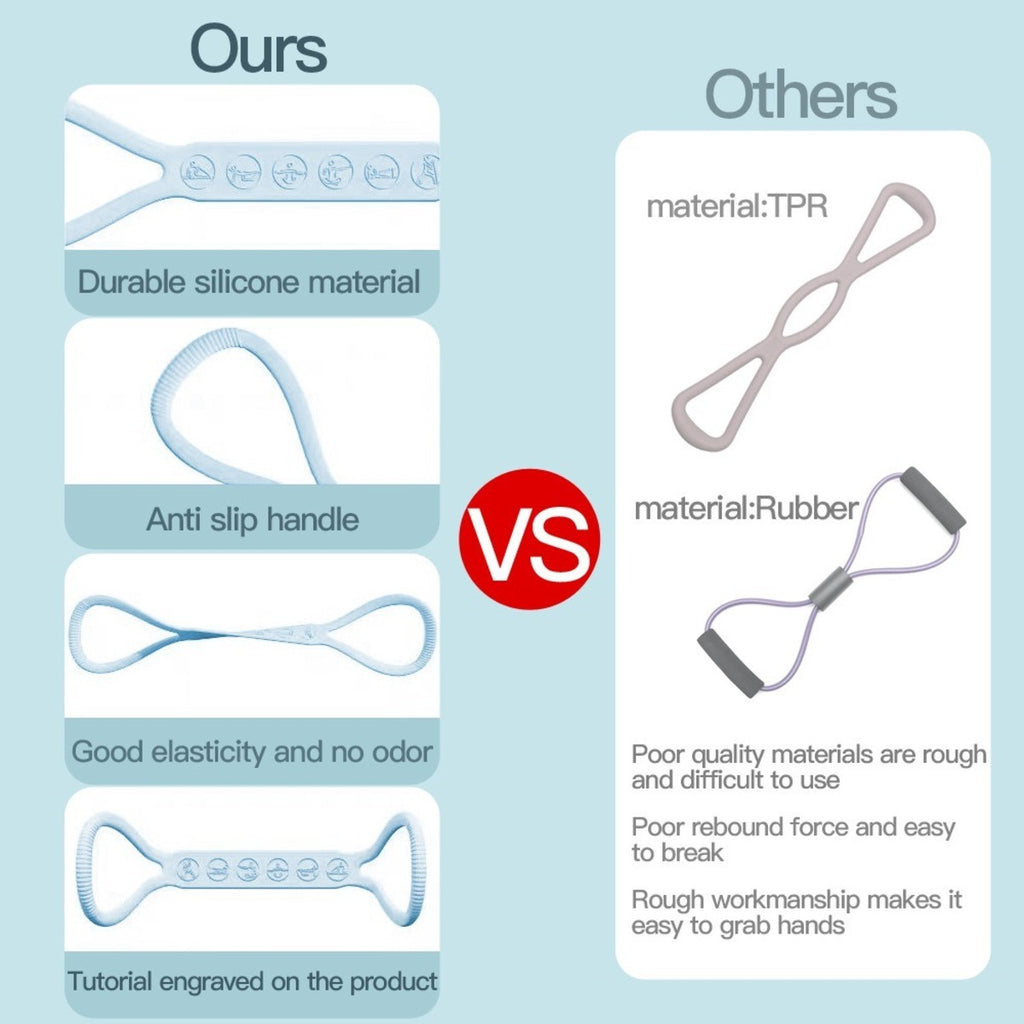 3-Level Resistance Bands for Legs, Glutes & Core